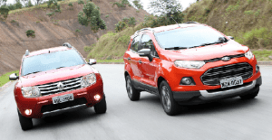 Ford EcoSport 2012 e Renault Duster 2012