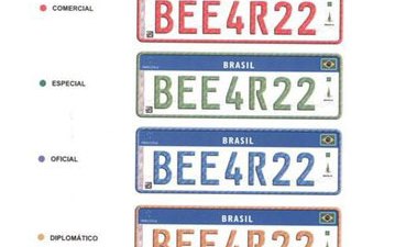 novas placas mercosul