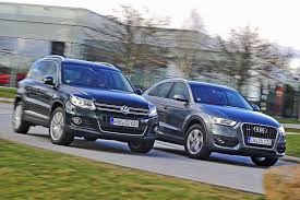 vw tiguan x audi q3 mesma plataforma e motor
