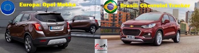 chevrolet tracker opel mokka educação automotiva