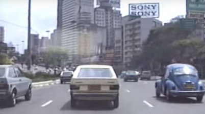 como era andar de carro nos anos 80 e 90