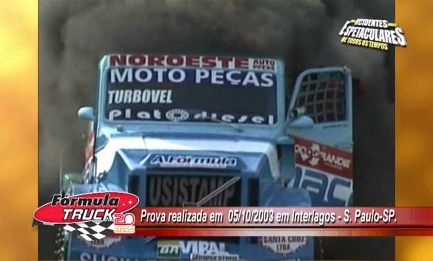mad macarrão o mito da fórmula truck caminhão pegando fogo interlagos 2003