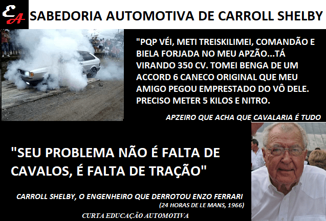 memes educação automotiva carroll shelby apzeiros