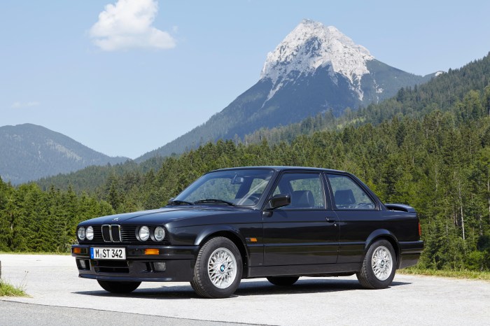 BMW Série 3 E30 alpes suíços