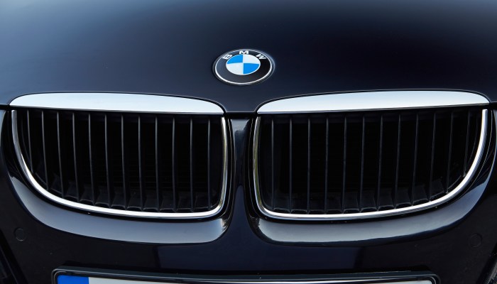 grade dianteira da BMW duplo rim