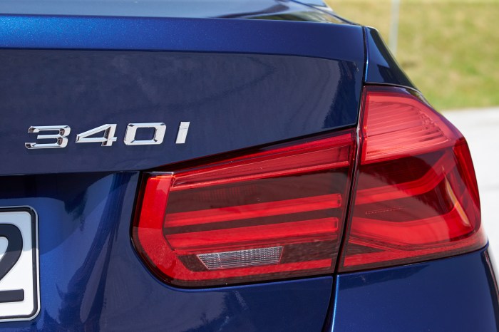 bmw série 3 F30 lanterna traseira