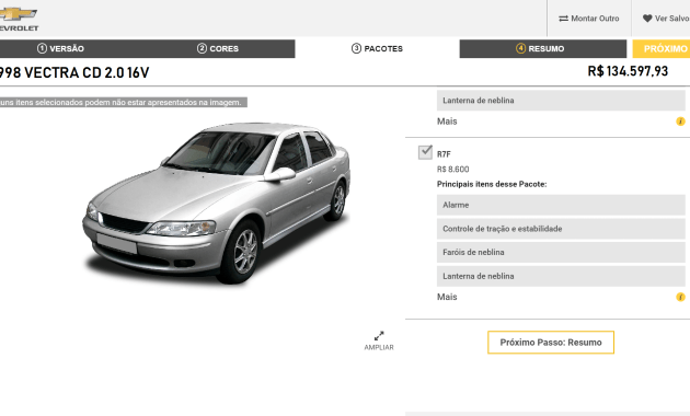 vectra 1998 preço atualizado para 2018